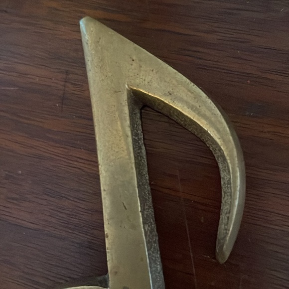 Vintage brass notes - Picture 5 of 12